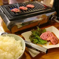 Snapdishの料理写真:タツ屋で焼肉|よっちさん