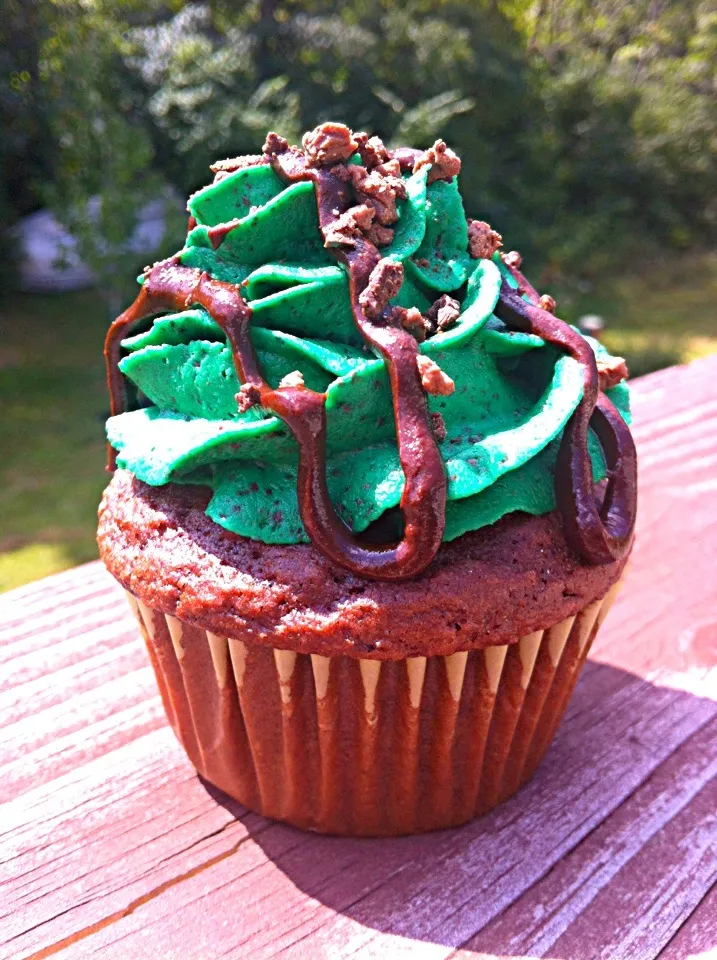 Mint chip cupcake|Tiffini Millsさん