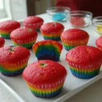 rainbow muffin|Janne Cazさん