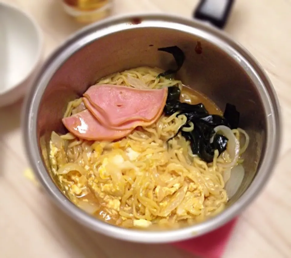 Snapdishの料理写真:ラーメン（笑）|あやのんさん