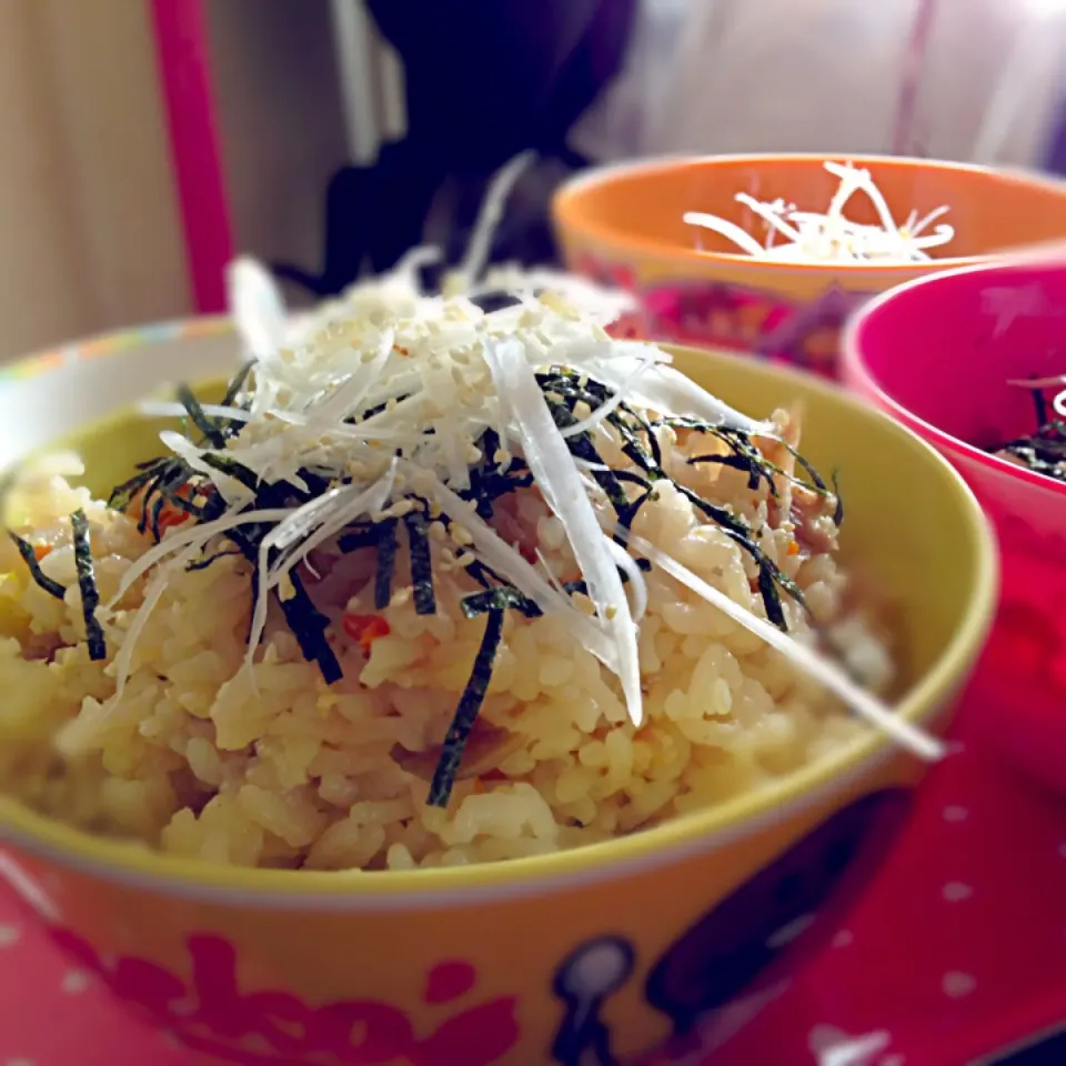 とり牛蒡釜めし丼🍴|きゅうちゃんさん