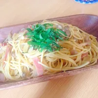 しめじとベーコンの和風パスタ|YUＫIさん