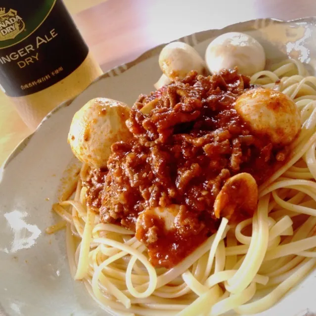 奥様レシピで作れた簡単ミートソースパスタ🍝！|shuさん