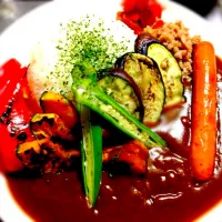 Snapdishの料理写真:夏野菜カレーのつもりw|chieさん