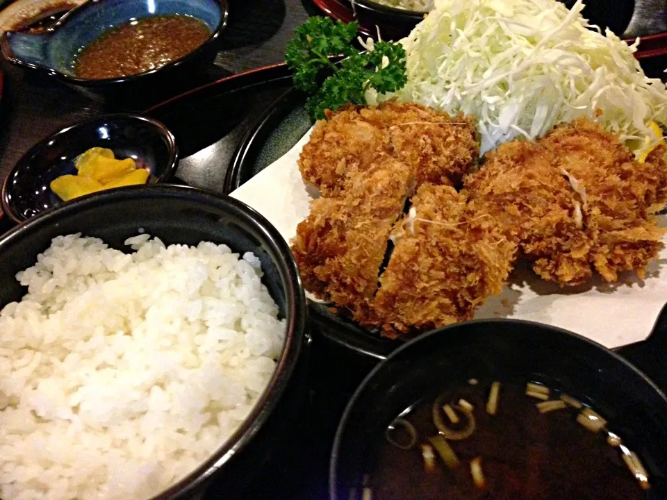 チーズシソヒレカツ定食|あゆさん