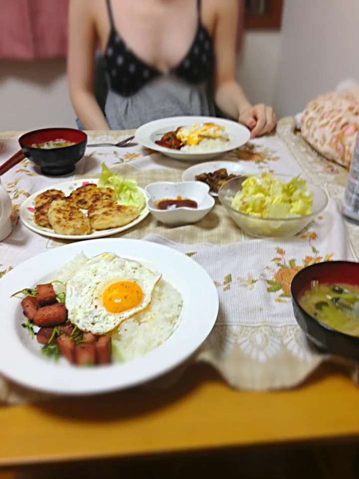 Snapdishの料理写真:スパム丼|たまさん