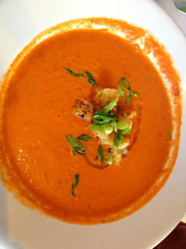 fresh picked garden tomato bisque|michael nassarさん