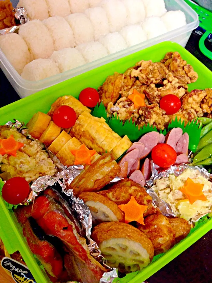 詰め込み弁当(((o(*ﾟ▽ﾟ*)o)))|まきえさん