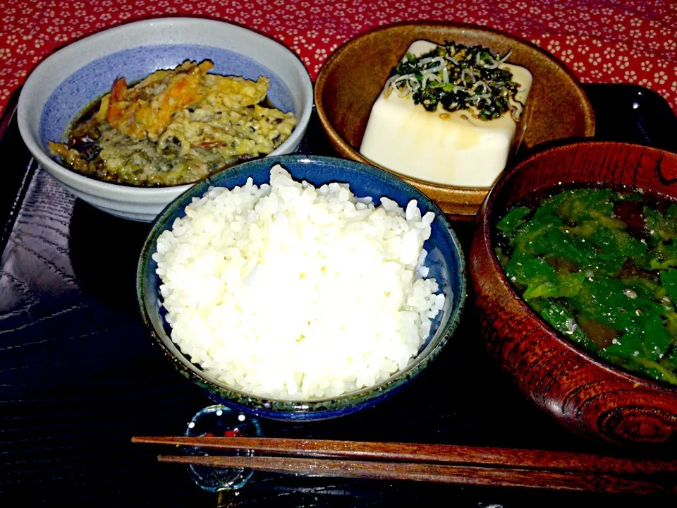 Snapdishの料理写真:土曜日の有ものお昼ご飯|尚子さん