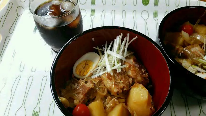 豚角煮丼～|クッキングおやぢさん