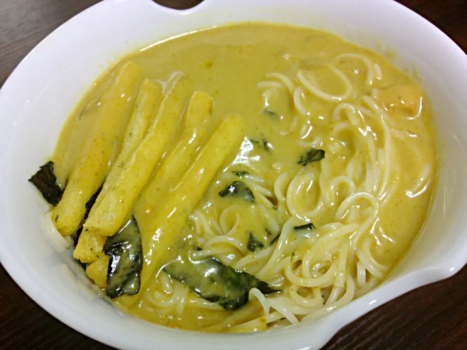 冷やしタイカレーそうめん|たべたくさん