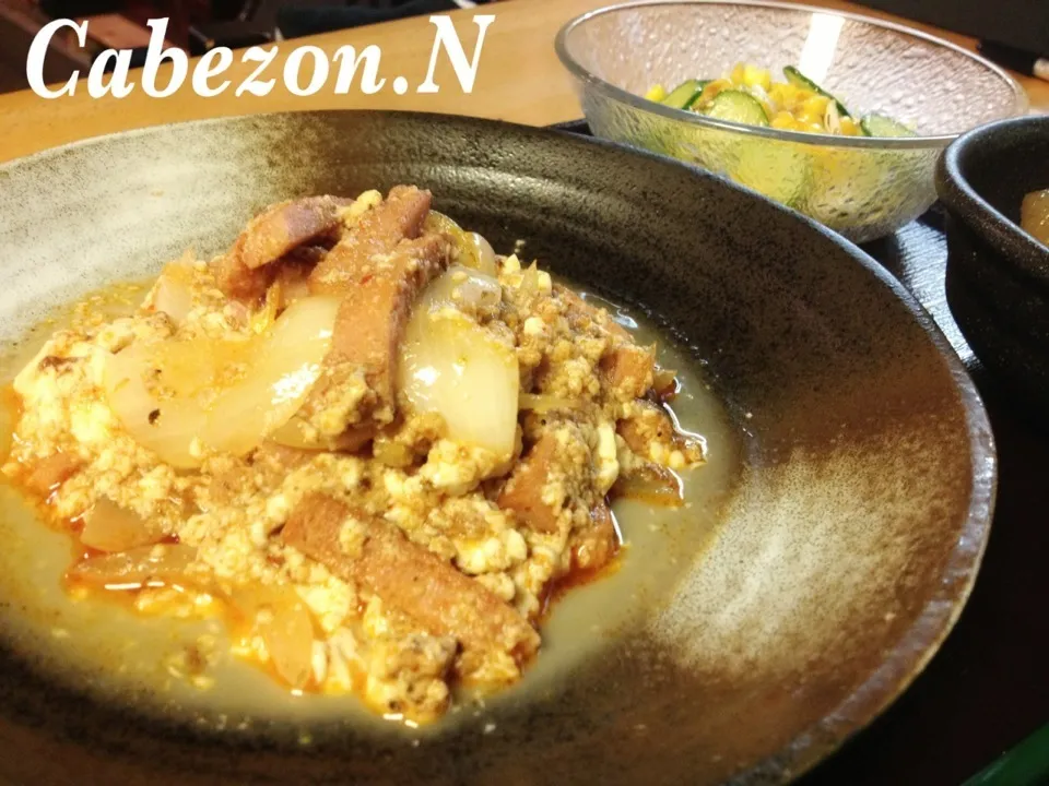 今日の賄い  豆腐のトムヤムチャンプルー|Cabezon.Nakamuraさん