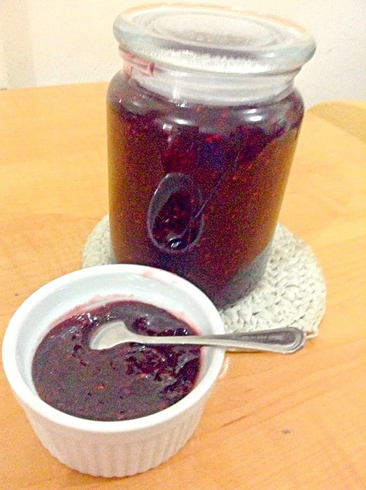 Raspberry jelly preserved|Mindz Meriolesさん