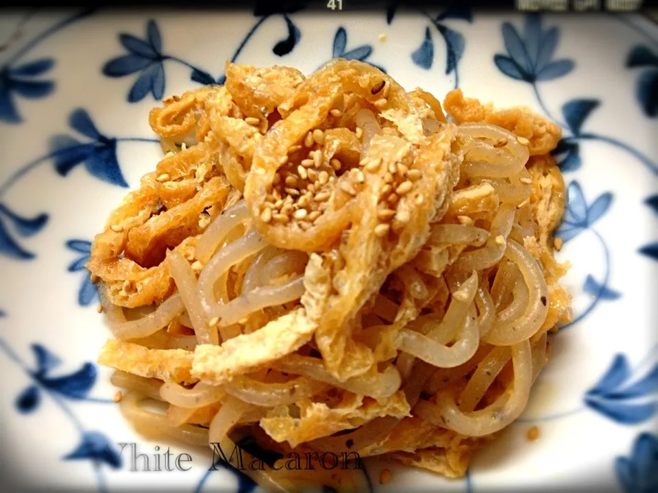 糸こんにゃくと油揚げの甘辛煮|Maamiさん