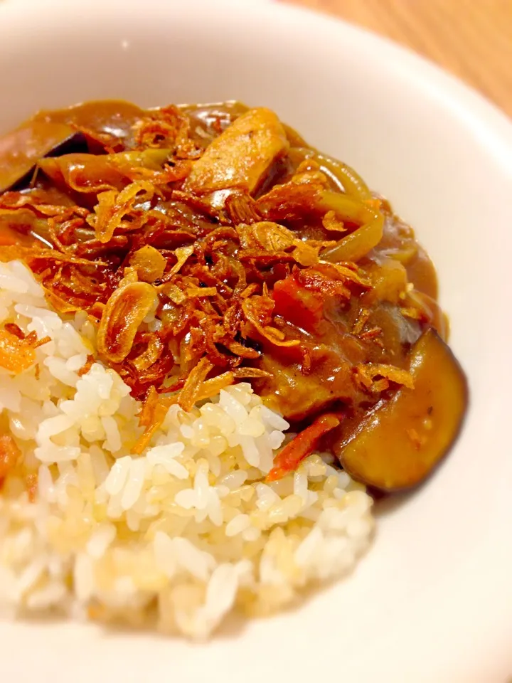 なすとトマトのチキンカレー|ユキさん