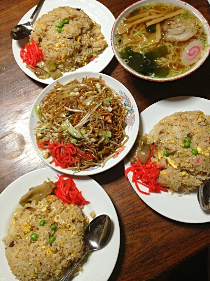 チャーハン×3  ラーメン  焼きそば|hiroさん