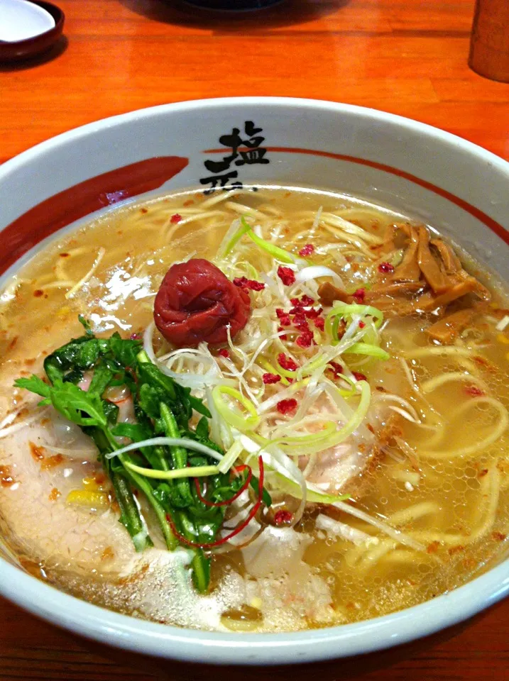 また、来てしまった  今回は梅塩ラーメン♬ 美味しい♪( ´▽｀)|Babyelephant-Tさん