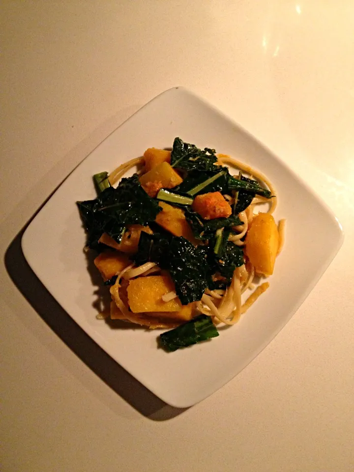 Butternut squash & Kale Linguine|Aliceさん