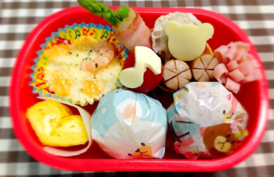 Snapdishの料理写真:ジャッキーの楽チンお弁当( ´ ▽ ` )ﾉ|ひよさん