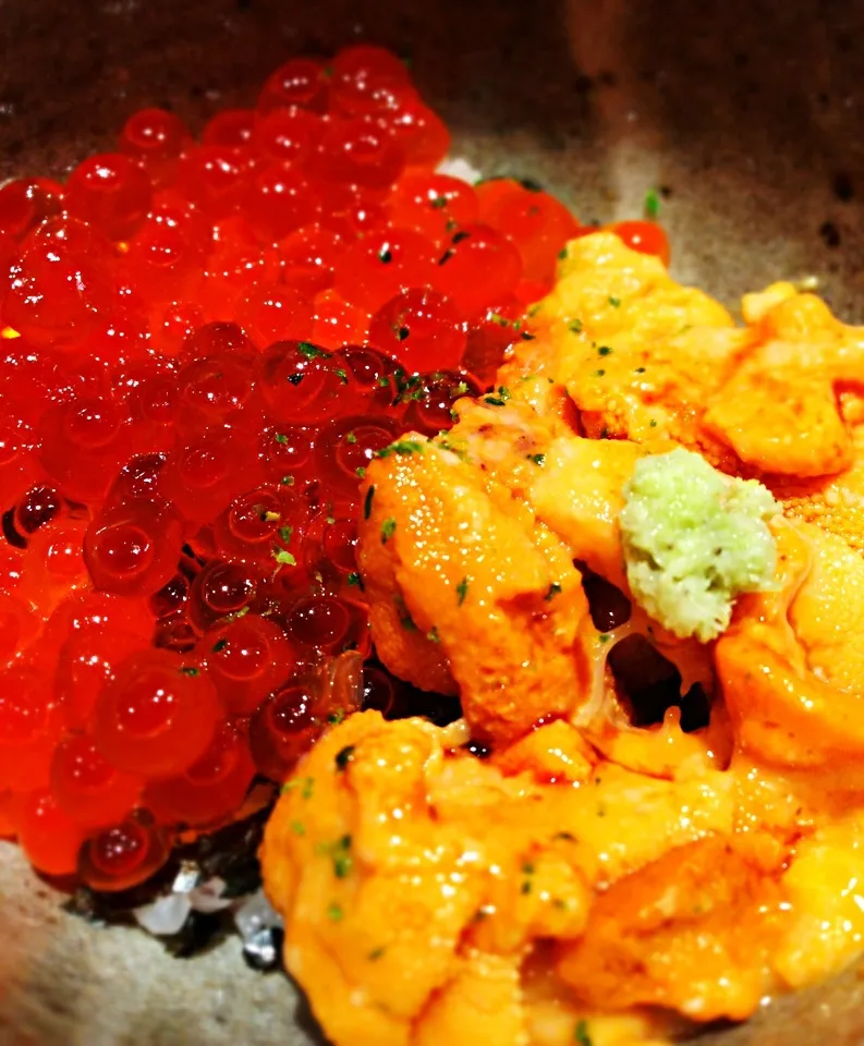 Uni and ikura rice bowl|coxiella24さん