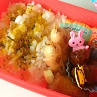 Snapdishの料理写真:息子のぉ弁当|蒼空Mamさん