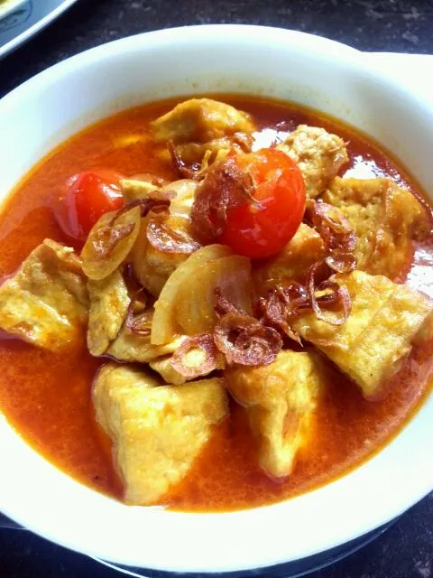 Thai Red Curry Tofu & Chicken|Mrs BNazさん