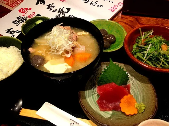 豚汁マグロ中落ち定食|鰻大好き❤さん