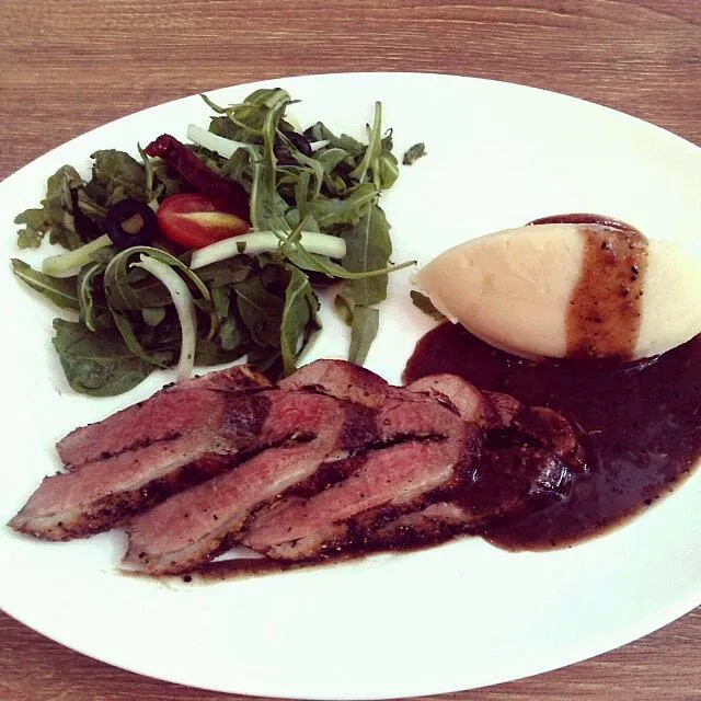 Snapdishの料理写真:Pan Sear Duck Breast...|marcyさん