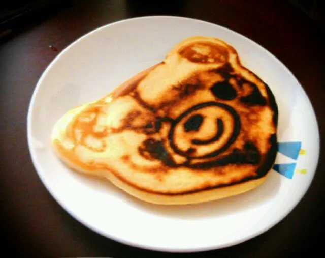 Snapdishの料理写真:bear-shape pancakes|ChingKuさん