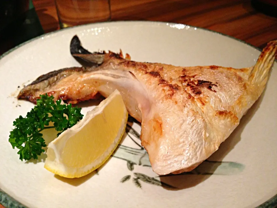 Snapdishの料理写真:Grilled Yellowtail Cheek|hweeyhさん