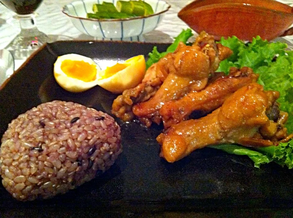 鶏手羽元のパイナップルジュース煮・|ネコさん