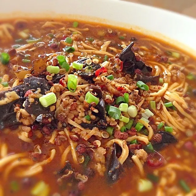 低糖質豆腐干絲で麻婆麺|あぃあぃさん