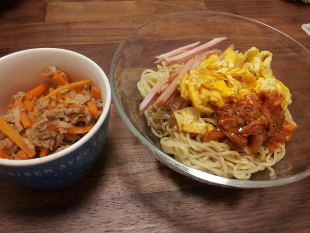 にんじんシリシリと冷麺|ユャッピーさん