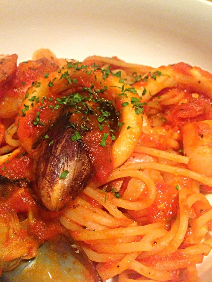 Marinara Spaghetti with Seafood|hweeyhさん