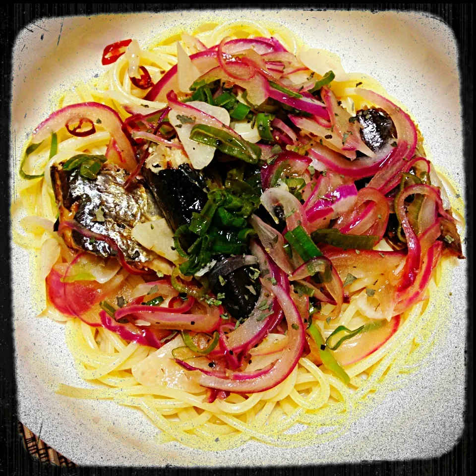 Dinner*0827 / pike&red onion pasta|alcoさん