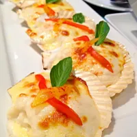 scallops with  cheese|Owfu B.さん