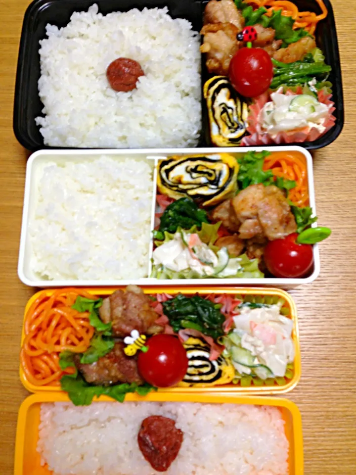 8月２８日３人唐揚げ弁当|川上千尋さん