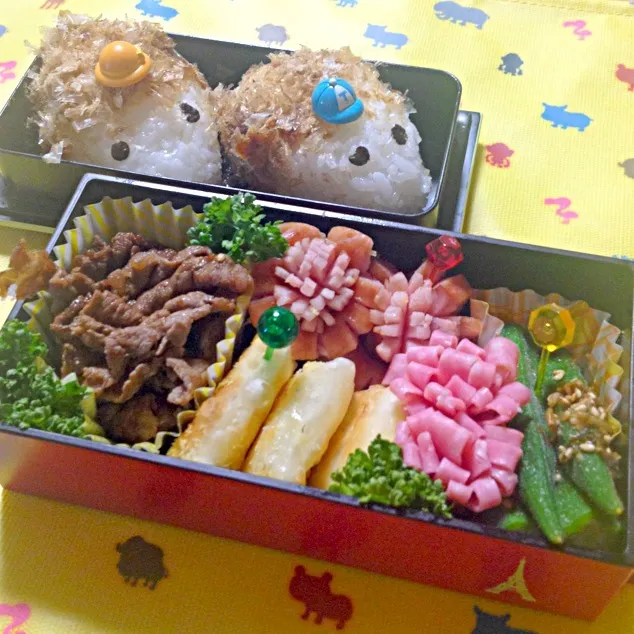 娘🍀ハリネズミ🐭弁当〜|honamiさん