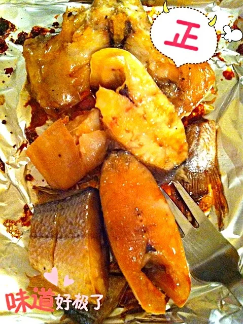 Snapdishの料理写真:みそ魚焼き|lindaさん