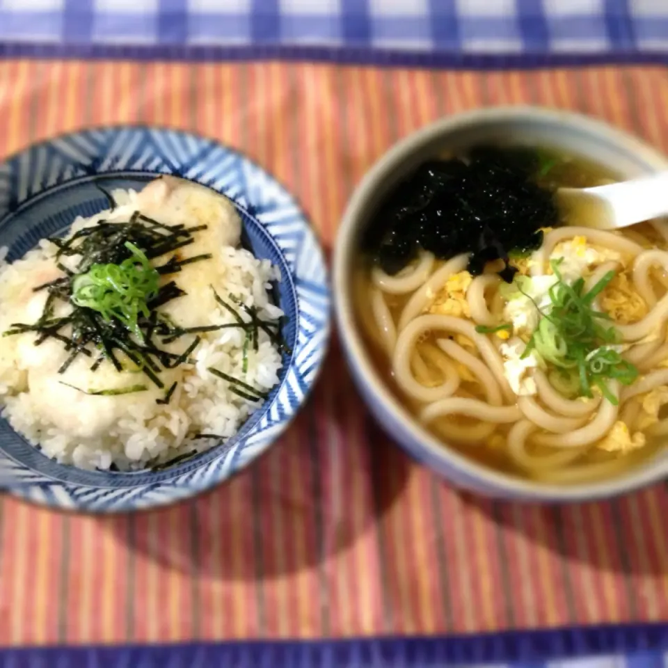 うどん＋とろろご飯|純さん