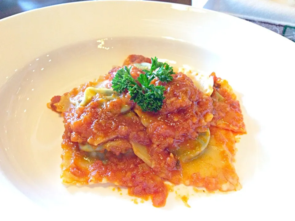 spinach ravioli|Cloudy Gさん