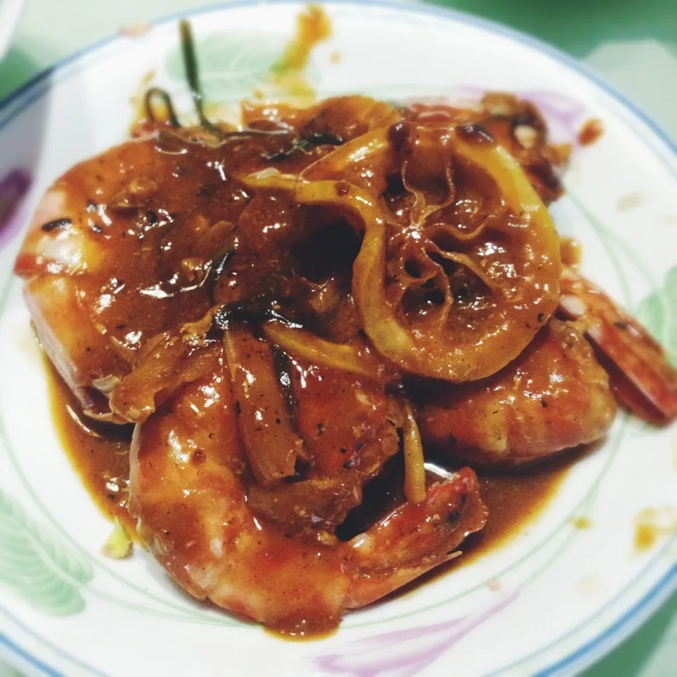 Snapdishの料理写真:Lemon shrimp|char_pieさん