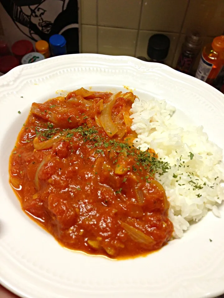 トマトチキンカレー|ユウさん