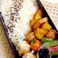 Snapdishの料理写真:旦那サマのお弁当|ゆりっぺ⋆*❁さん