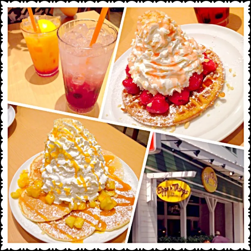 Snapdishの料理写真:Eggs'n Things パンケーキ💕|kumikoさん