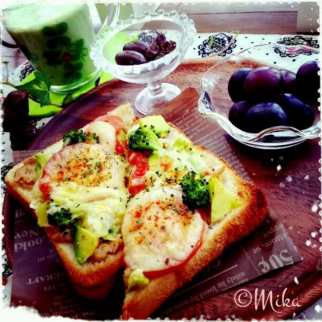 Snapdishの料理写真:󾦀brunch( *˘╰╯˘*)♥|Mika❈さん