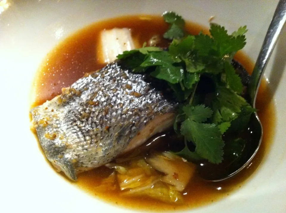 Steamed Blue-eyed Cod in Caramelised Palm Sugar, Turmeric & Tamarind Sauce.|@projecthoneypotさん