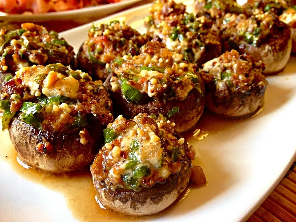 stuffed mushrooms|jamesさん