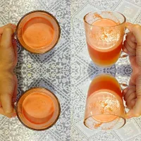 Snapdishの料理写真:Mixed juice🍎🍋🍅carrot|Fida Asfirayaniさん