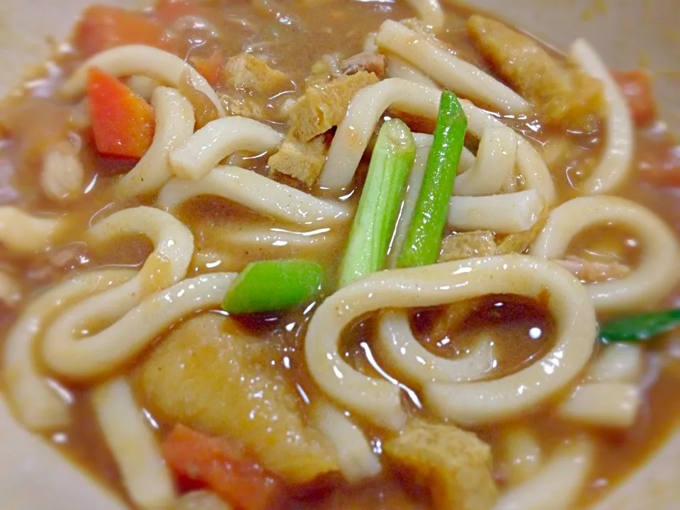 残りカレーのカレーうどん|Rieさん